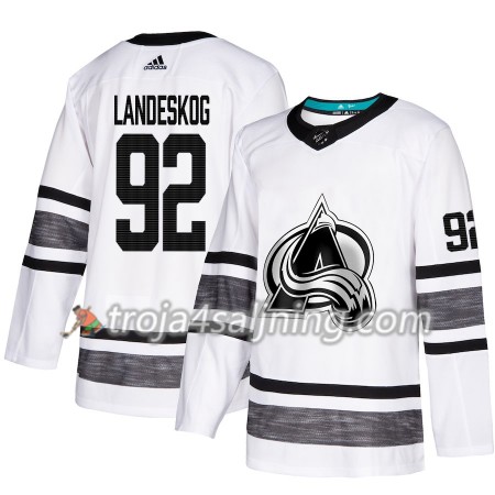 Colorado Avalanche tröja Gabriel Landeskog 92 Vit 2019 All-Star Adidas Authentic - NHL Tröjor Herr Colorado Avalanche tröja Gabriel Landeskog 92 Vit 2019 All-Star Adidas Authentic - NHL Tröjor Herr